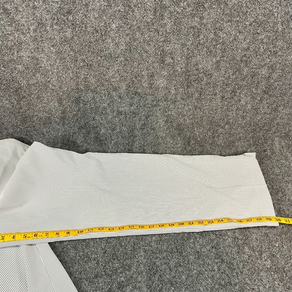 Nike Golf Mens Dri-Fit Pinstripe Pants Gray White 36x30 Performance Style 433251 - Picture 13 of 14